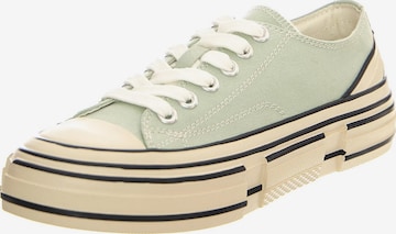 Jeffrey Campbell Sportieve veterschoen 'JC Play Endorphin Mint Canvas' in Groen: voorkant