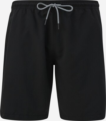 s.Oliver Men Big Sizes Swim Trunks in Black: front