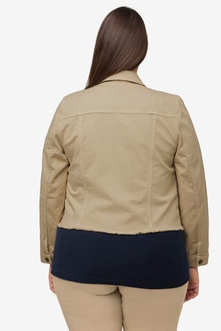 Ulla Popken Between-Season Jacket in Beige