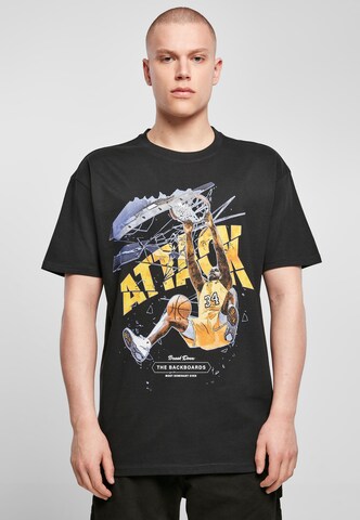 MT Upscale Shirt 'Attack Player' in Zwart: voorkant