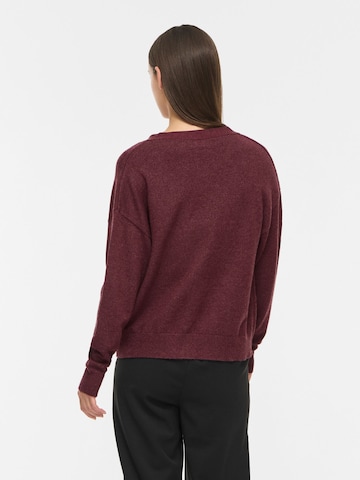 VILA Knit Cardigan 'VIRil' in Brown