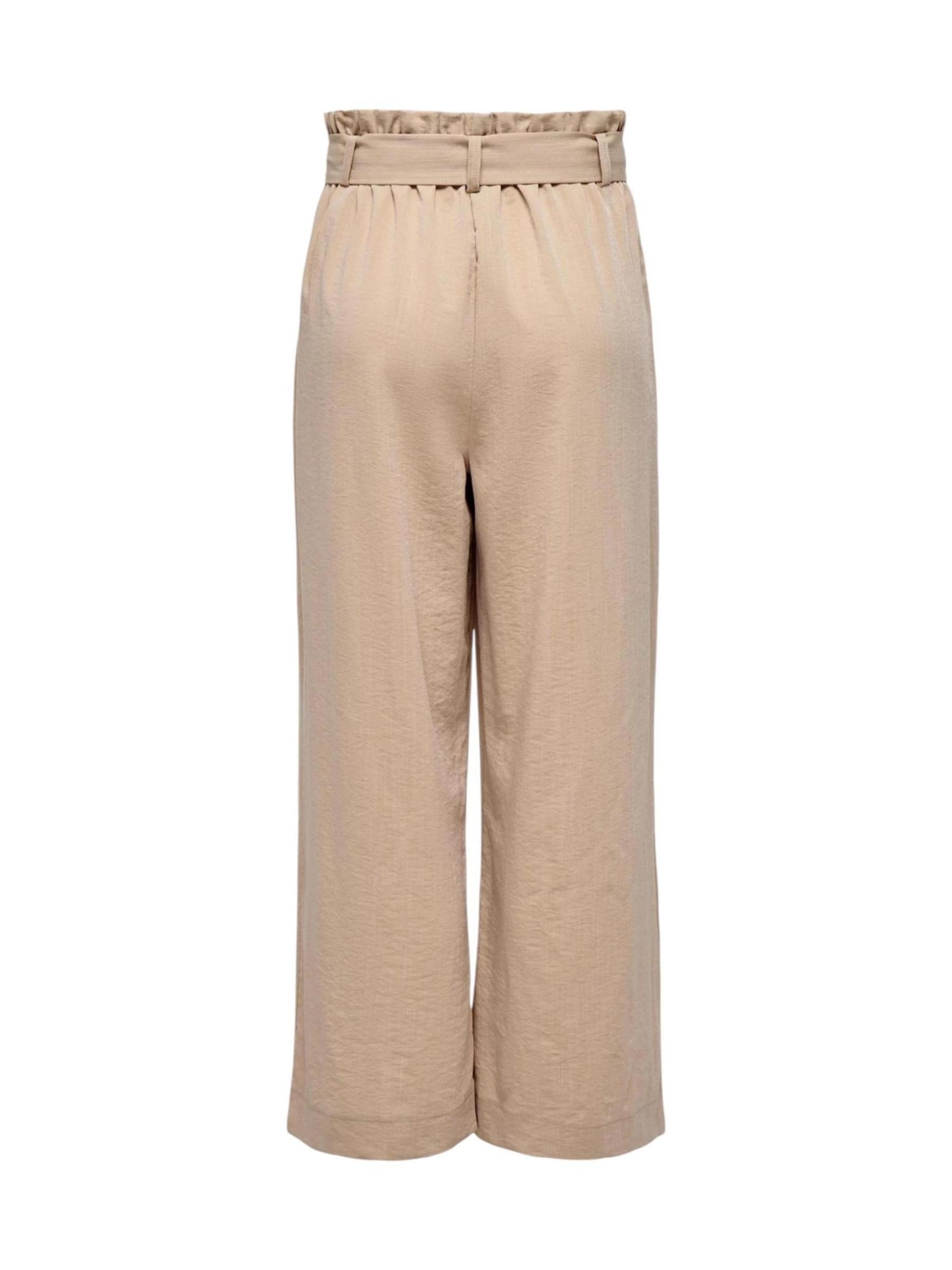 Wide leg Pantaloni 'Onlmarsa Solid Paperbag Wvn Noos 15269628' di ONLY in beige