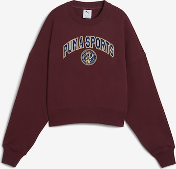 Sweat-shirt 'Essentials' PUMA en rouge : devant