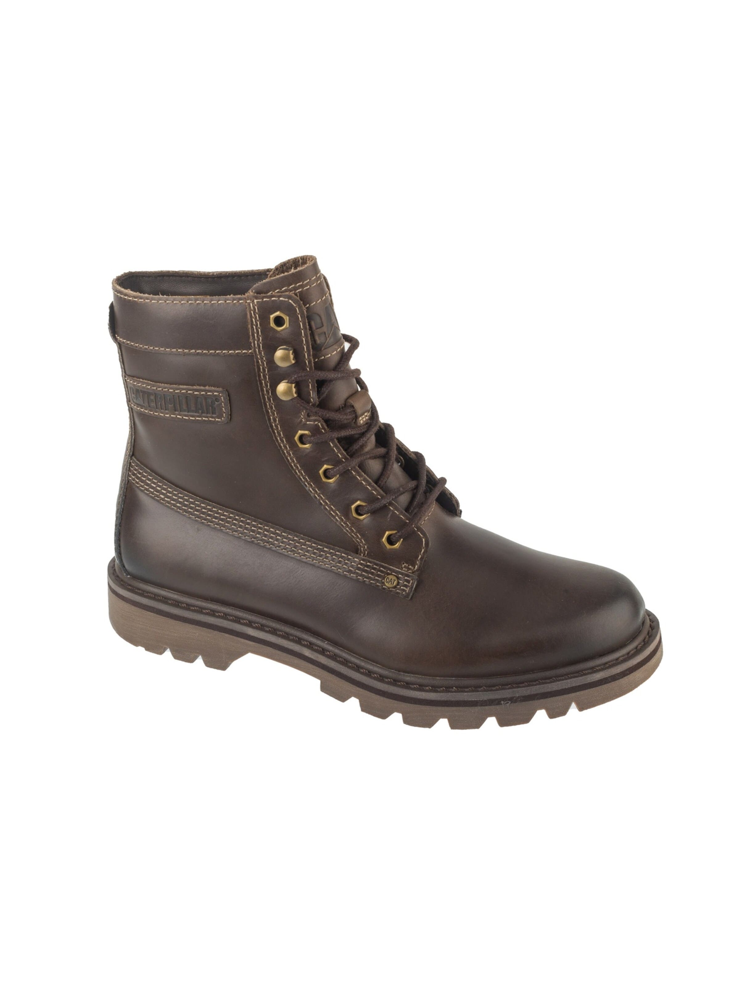CATERPILLAR Lace-up boots 'Colorado Grader WP' in Brown: front