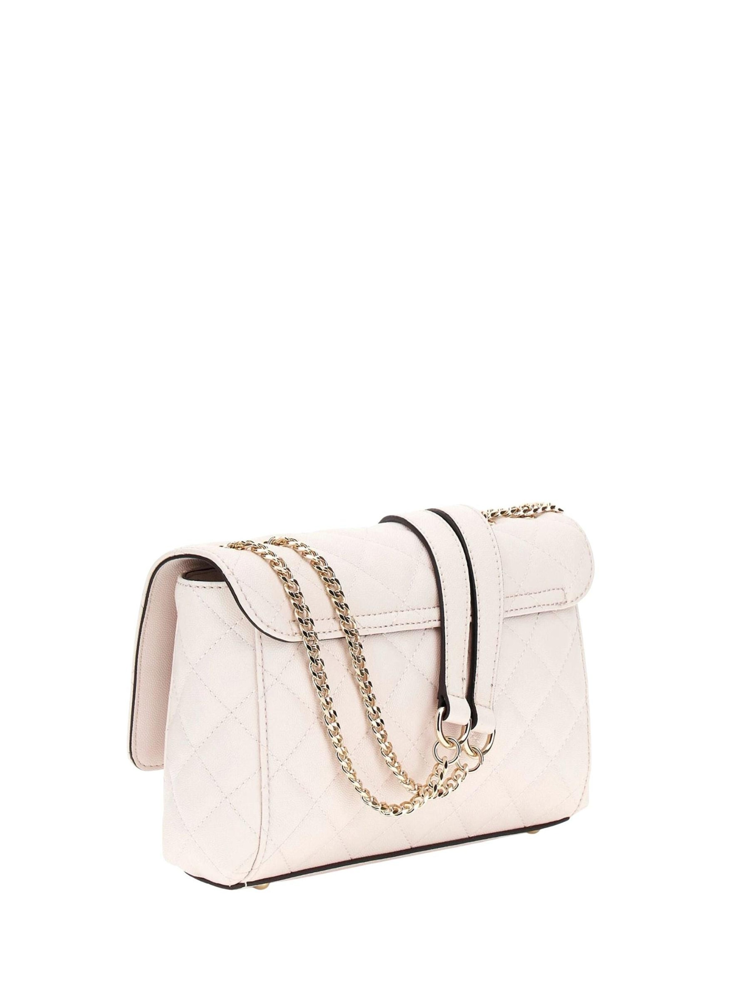 GUESS - Bolso de hombro 'Sac Bandoulière Guess Eco Carly Girlfriend Stone EQG950921' en rosa