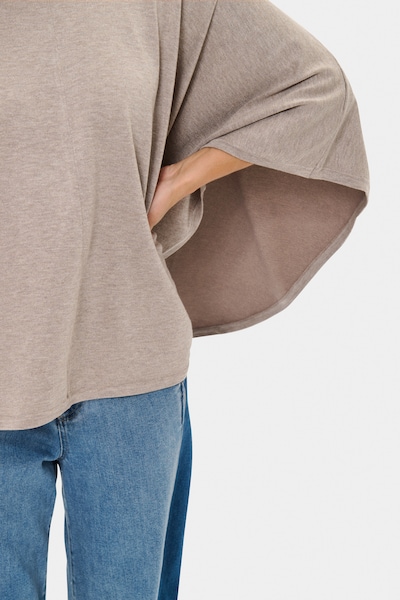 SAINT TROPEZ Poncho in beigemeliert, Produktansicht