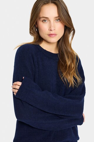 SAINT TROPEZ Pullover 'Garbie' in Blau