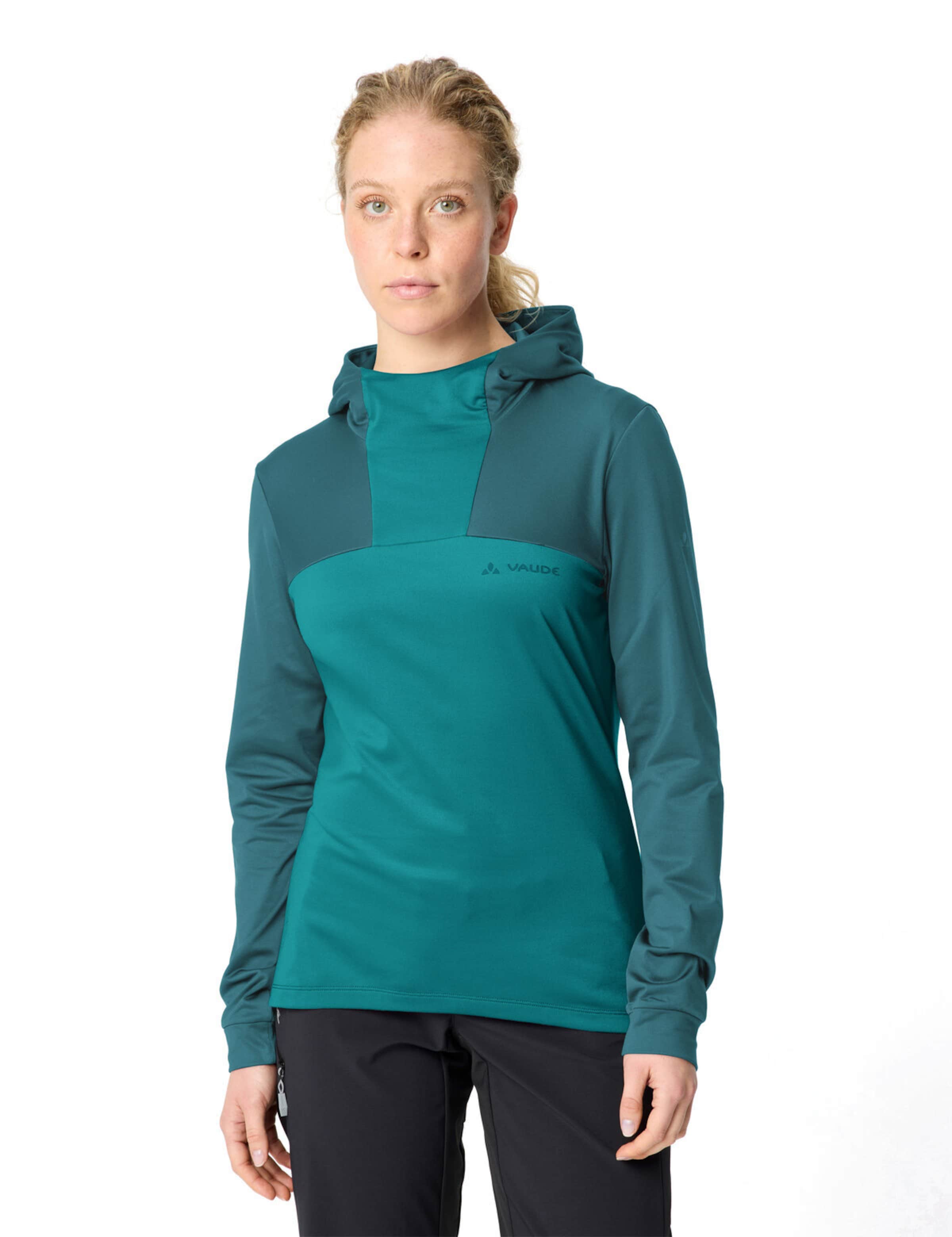 VAUDE Sportief sweatshirt 'Qimsa' in Groen: voorkant