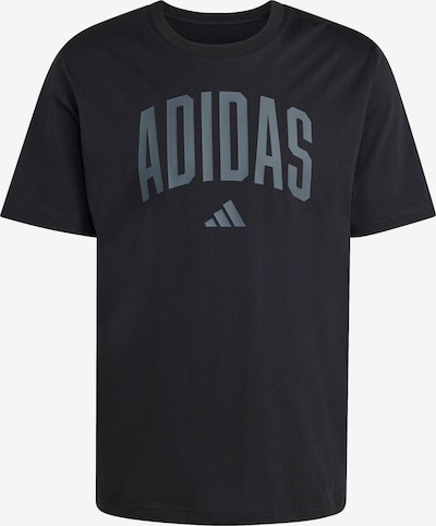 Sportiniai marškinėliai 'Collegiate Lineage' iš ADIDAS SPORTSWEAR, spalva – tamsiai pilka / juoda, Prekių apžvalga