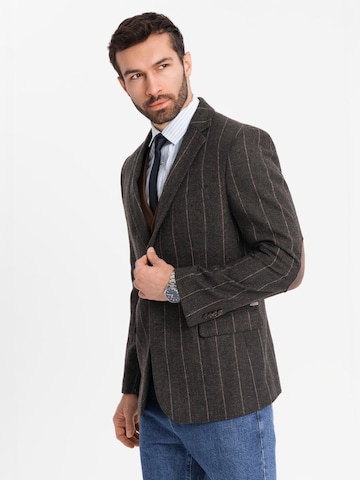 Ombre Slim fit Blazer in Brown
