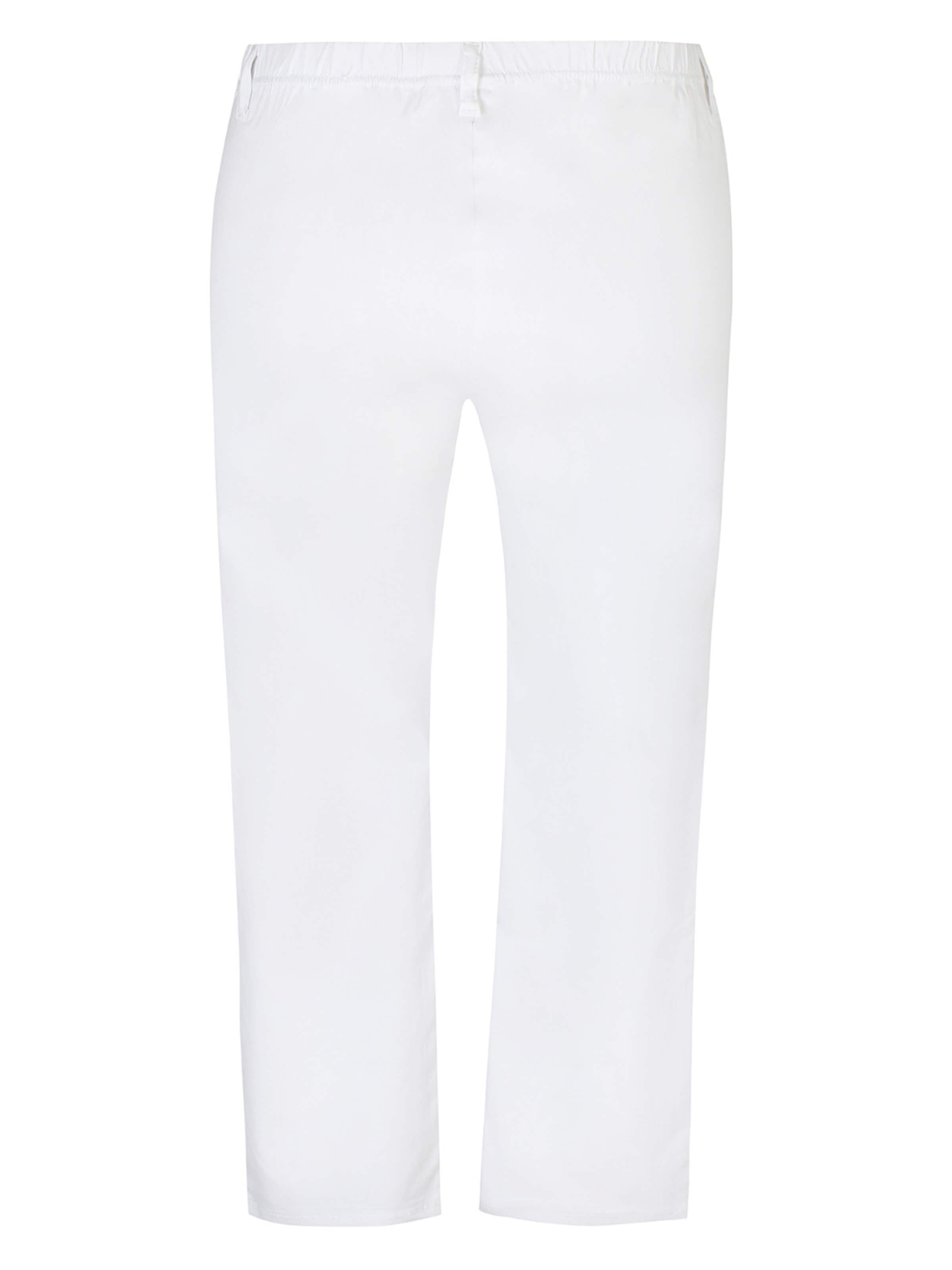 Zhenzi Slimfit Broek 'Twist 209' in Wit