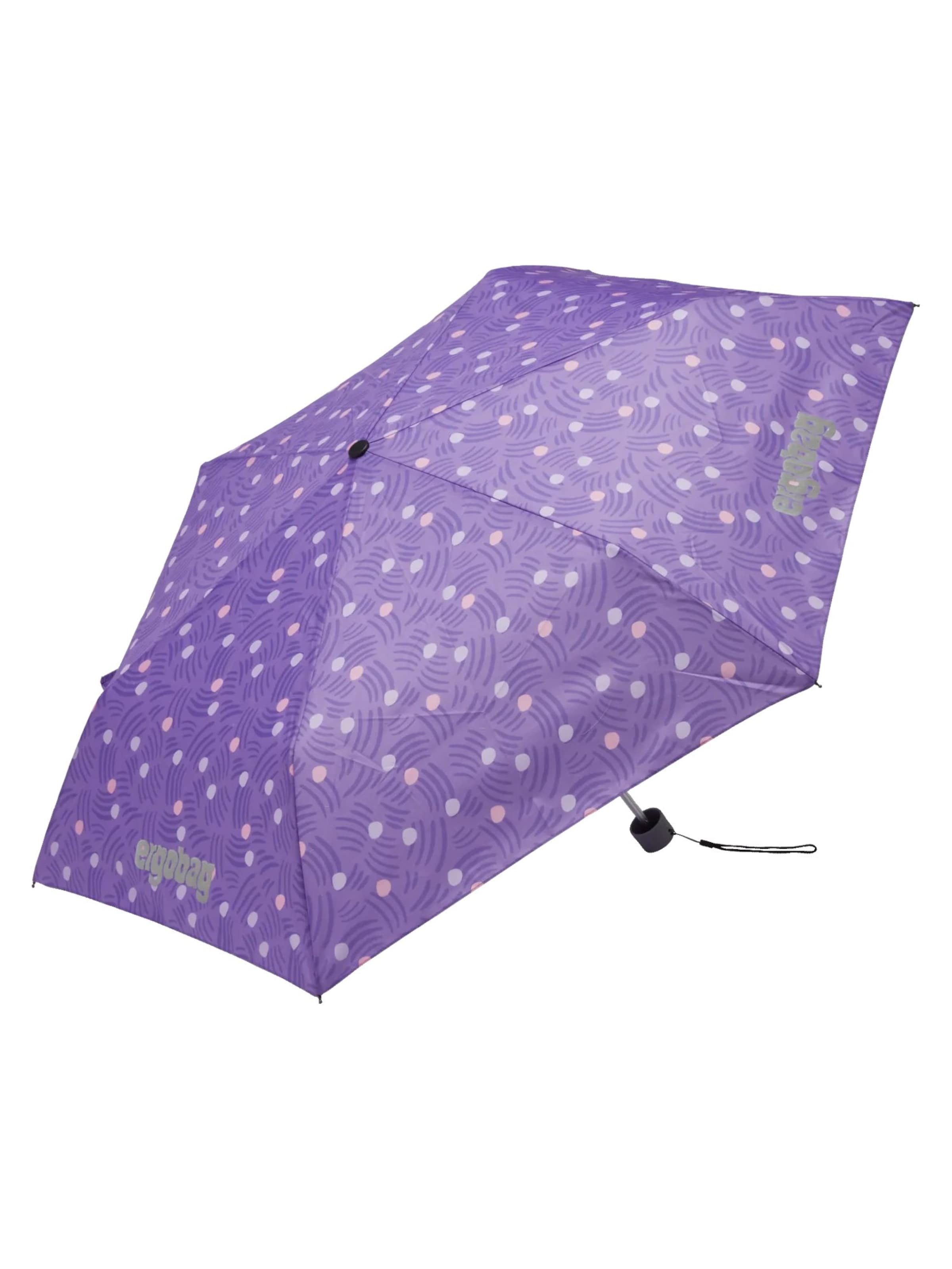 ergobag Regenschirm 'Regenschirm Regenschirm'‌‌‌‌‌‌ in Lila: Vorderseite