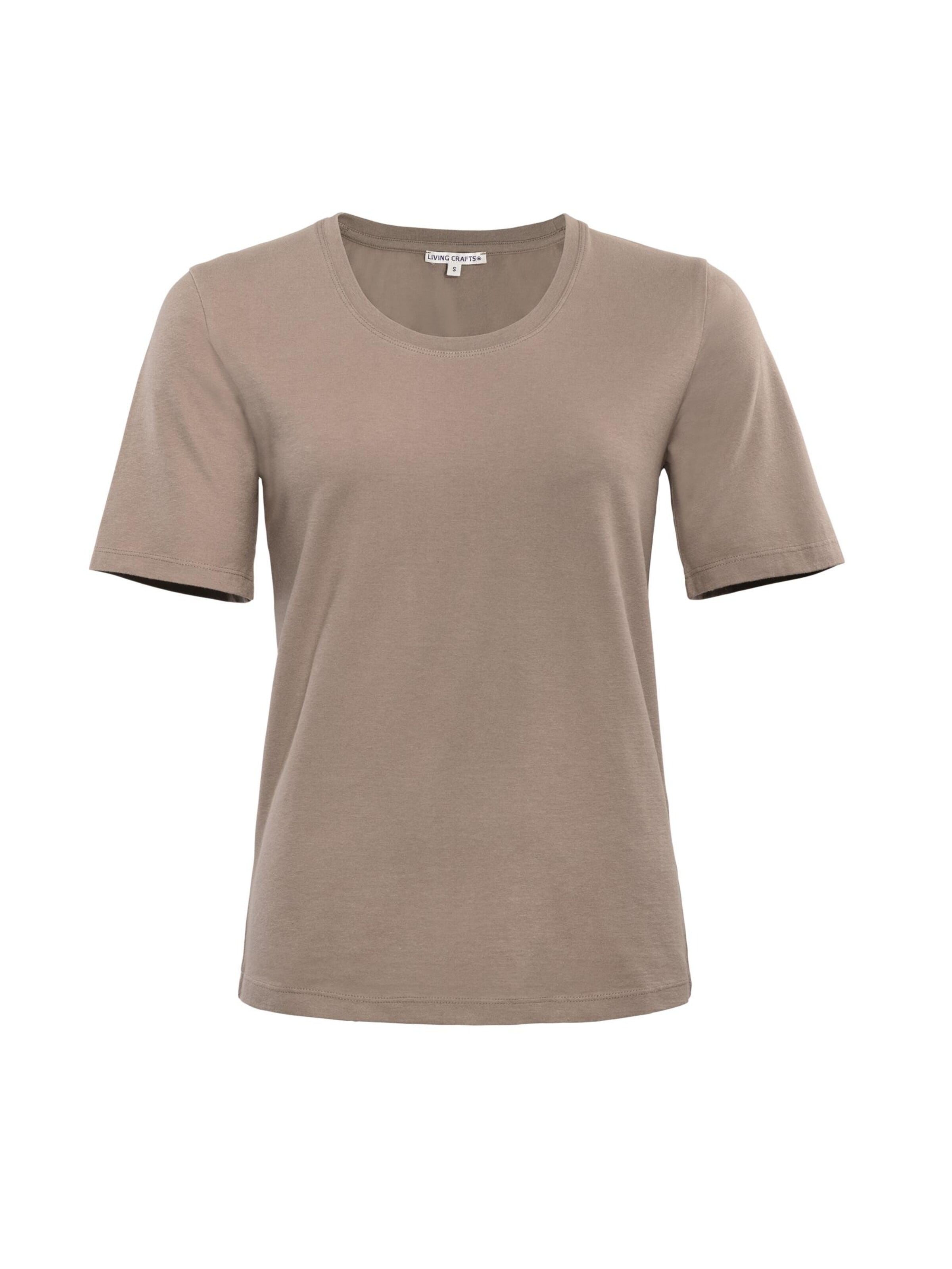 Living Crafts Shirt 'TABERA'‌ in Braun: Vorderseite