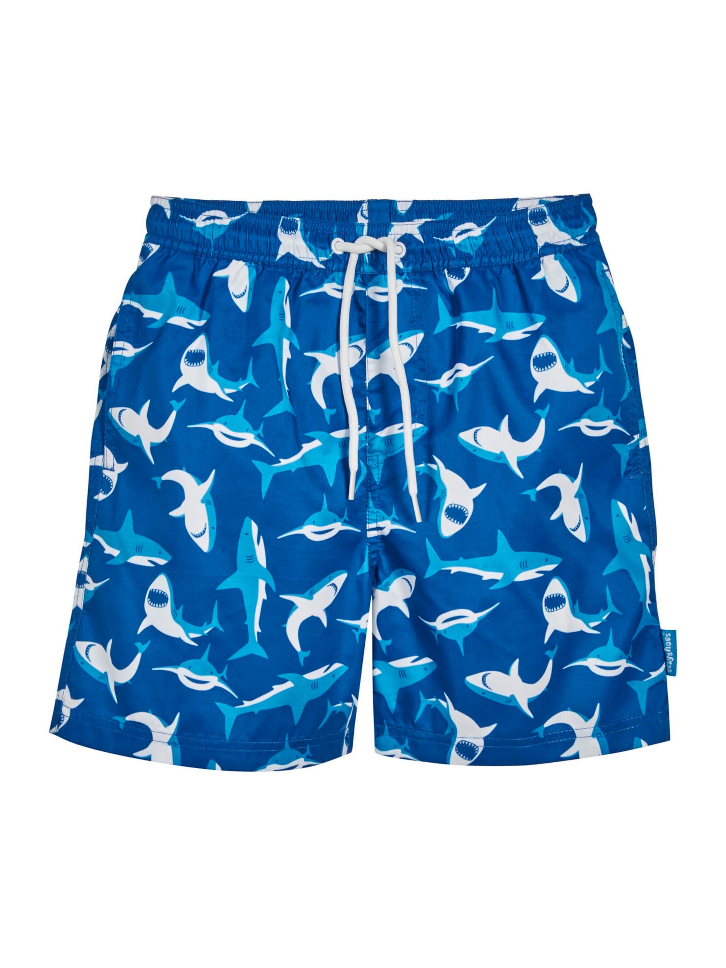 PLAYSHOES Kratke kopalne hlače | modra barva: sprednja stran