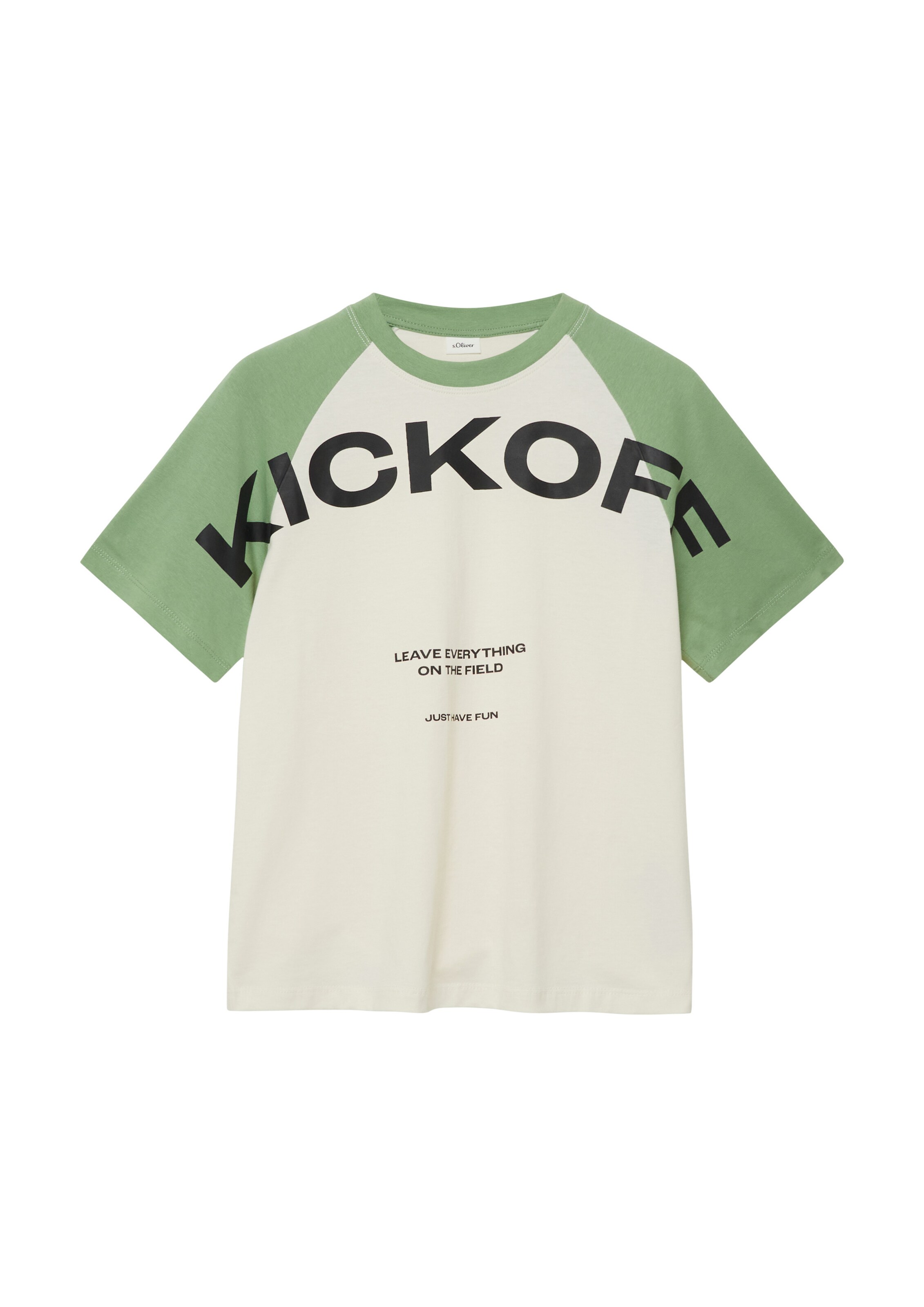 T-Shirt s.Oliver en vert : devant