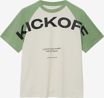 T-Shirt s.Oliver en vert : devant