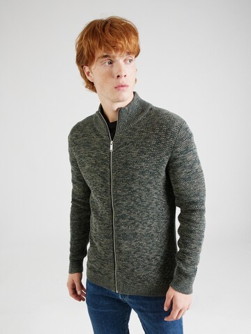 SELECTED HOMME Knit Cardigan 'Vince' in Green: front