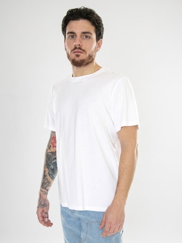 UGG Shirt 'Darian Set White / Honor Blue' in White: front