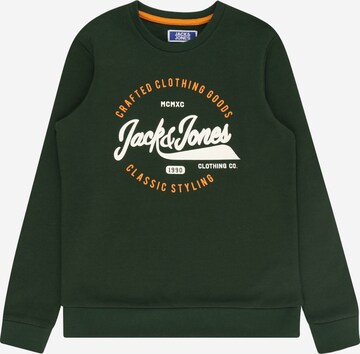 Jack & Jones Junior Bluza 'Mikk' w kolorze zielony: przód