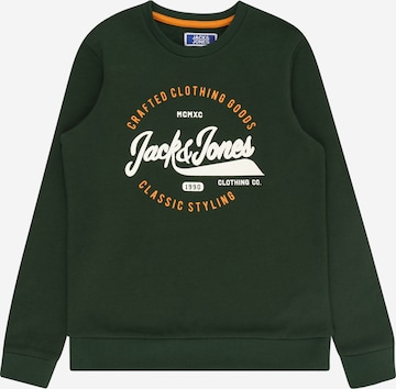 zaļš Jack & Jones Junior Sportisks džemperis 'Mikk': no priekšpuses