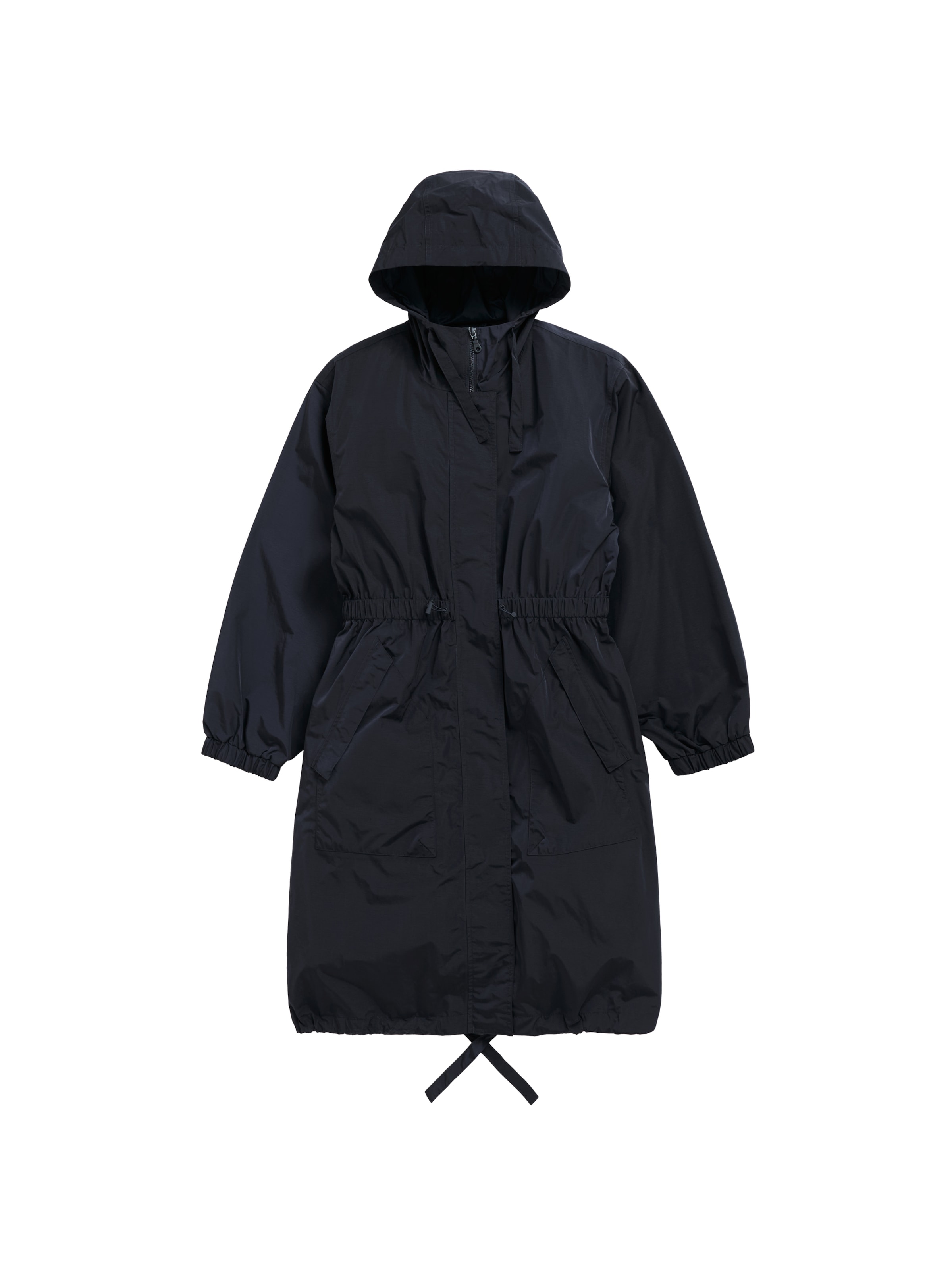 Seasalt Cornwall Toiminnallinen pitkä takki 'Skyllen' värissä sininen: etupuoli