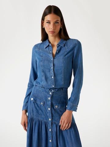 GUESS Bluse in Blau: Vorderseite