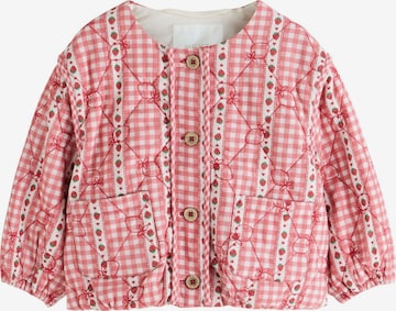 Next Välikausitakki värissä punainen: etupuoli