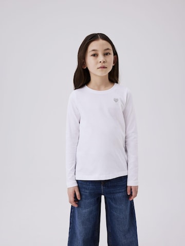 T-Shirt 'Violine' NAME IT en blanc : devant