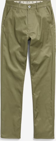 Pantalon chino G-Star RAW en vert : devant