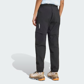 ADIDAS TERREX - regular Pantalón de montaña 'Xperior Utilitas Clima365' en negro