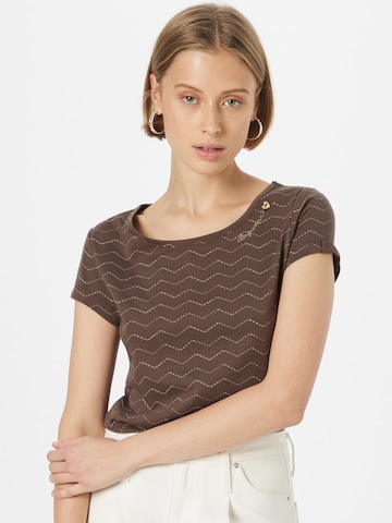 T-shirt 'MINT' Ragwear en marron : devant