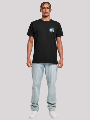 T-Shirt 'Looney Tunes Bugs Bunny Carrot' F4NT4STIC en noir
