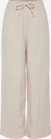 PIECES - Loosefit Pantalón 'MASTINA' en beige: frente