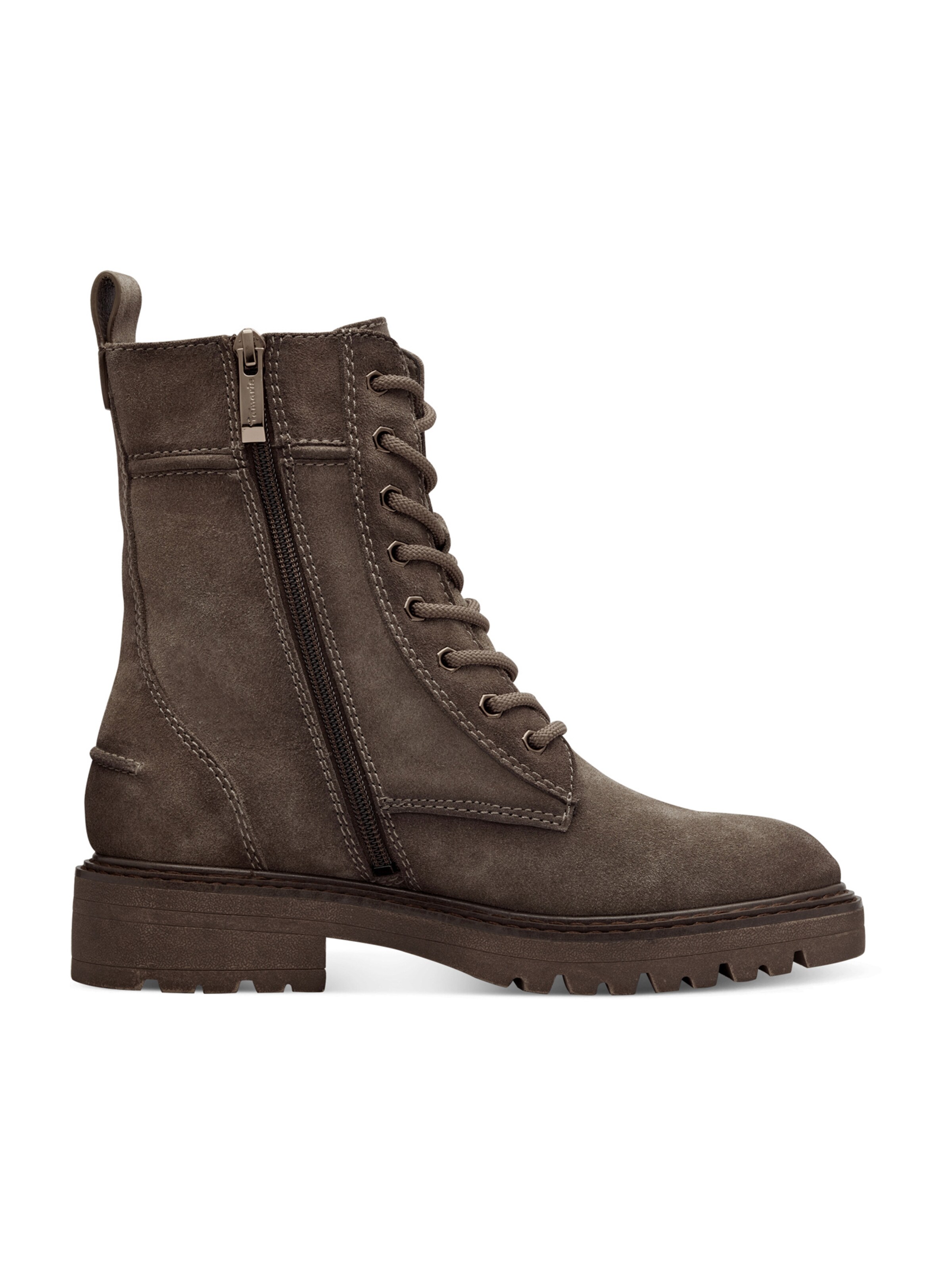 Tamaris Lace-up bootie in Grey