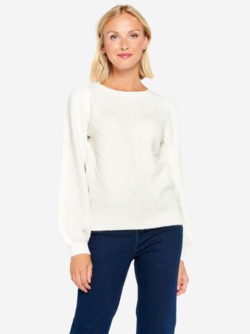 Pull-over LolaLiza en blanc : devant