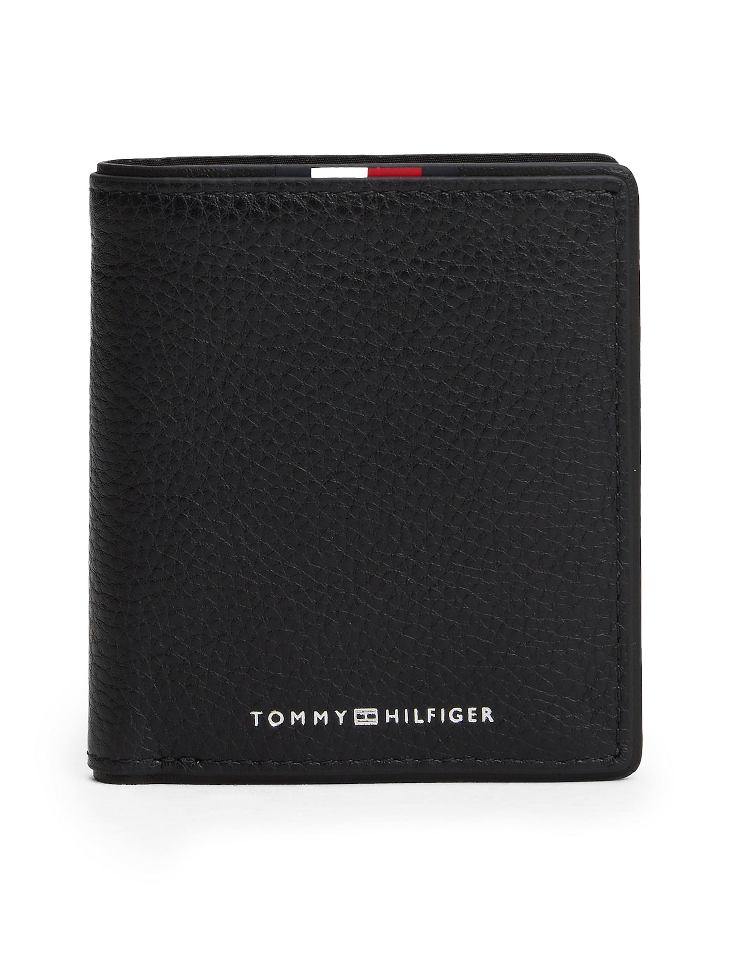 TOMMY HILFIGER Brieftasche in Schwarz: Vorderseite