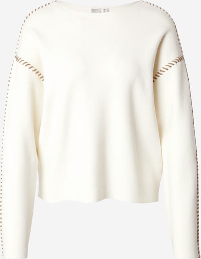 Megztinis 'YASSTITCHA' iš YAS, spalva – tamsi smėlio / balta, Prekių apžvalga