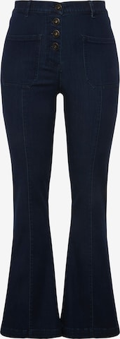 Studio Untold Flared Jeans in Blauw: voorkant