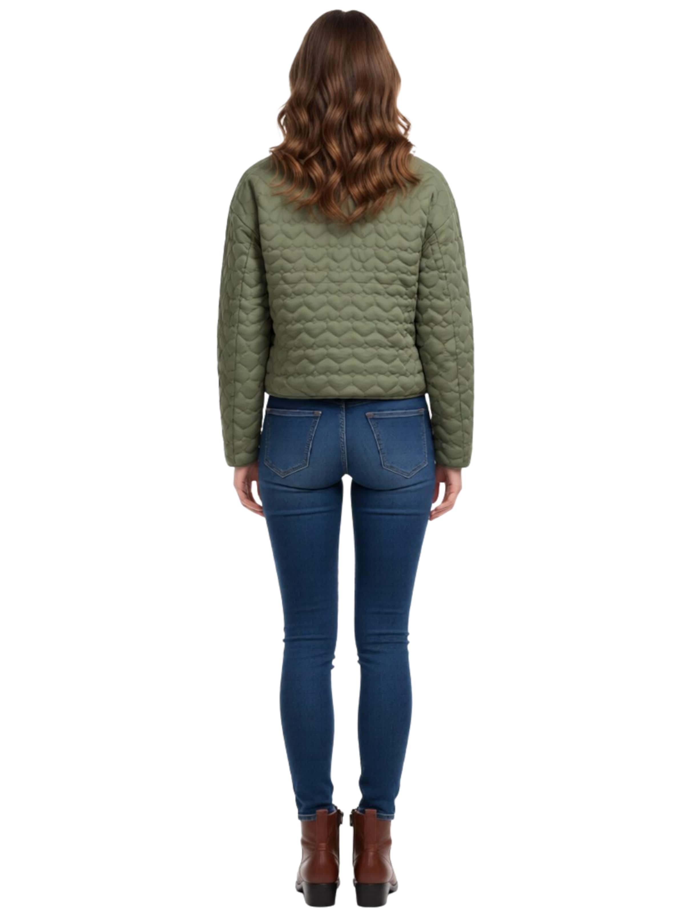 ONLY Between-Season Jacket 'Heart' in Green