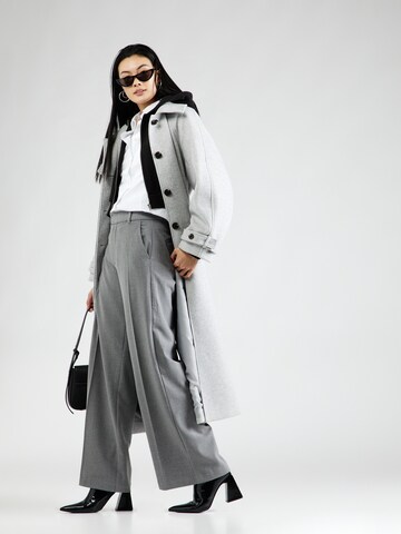 GAP Wide leg Pantalon in Grijs