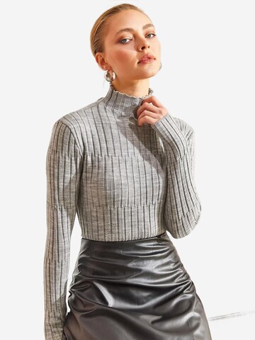 Bianco Lucci Sweater in Grey