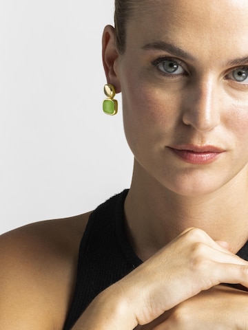 Luxenter Ohrringe 'Laroi' in Grün