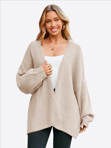 Imily Bela Strickjacke in Beige: Vorderseite