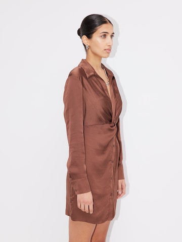 LeGer by Lena Gercke Shirt Dress 'Iris' in Brown