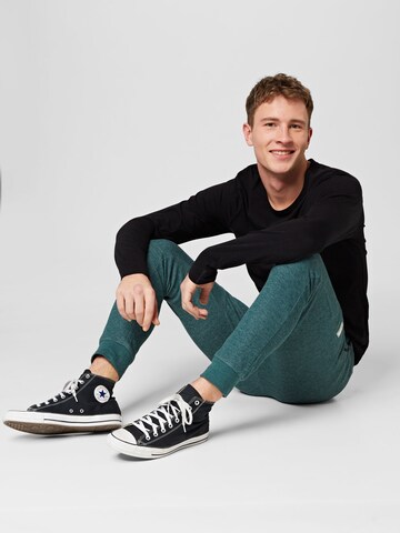 zaļš JACK & JONES Pakapēniski sašaurināts piegriezums Bikses 'Will'