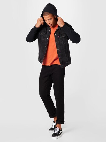 LEVI'S ® Jacke 'Levi's® Men's Hybrid Hoodie V Trucker Jacket' in Schwarz