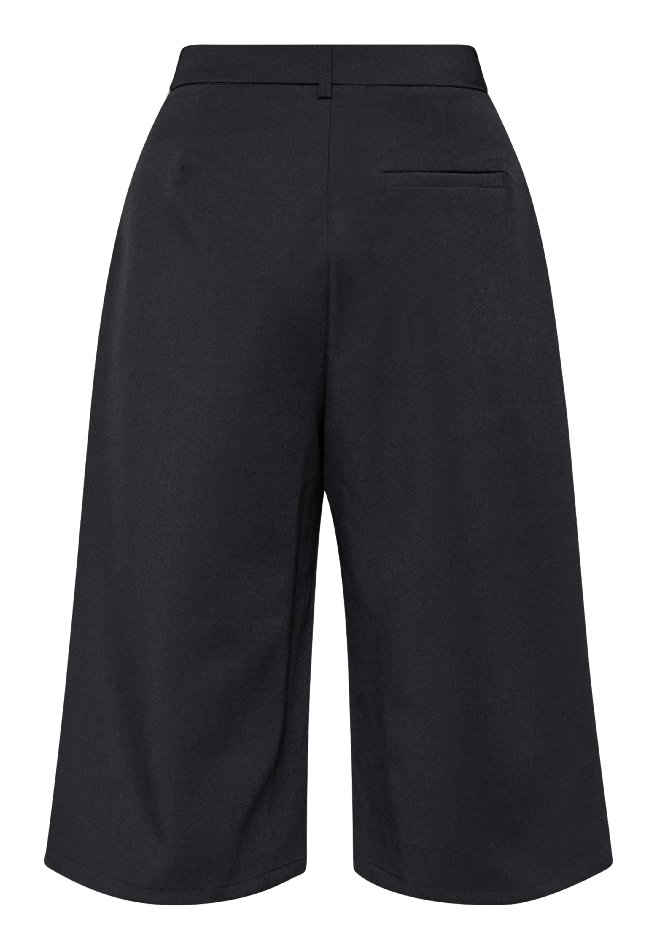 Wide leg Pantaloni cutați 'GREAT' de la SISTERS POINT pe negru