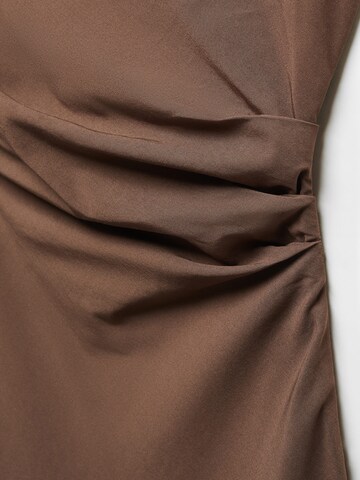 MANGO Evening Dress in Brown