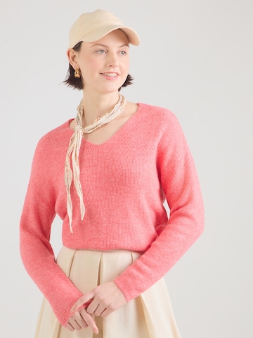 VERO MODA Pulóver 'VMLefile' - narancs: elől