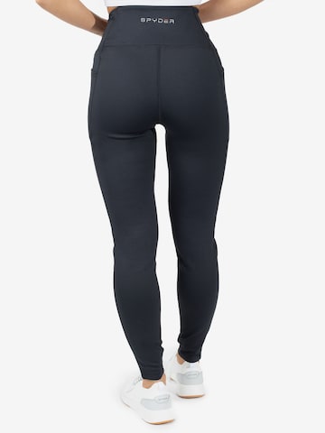 Skinny Pantalon de sport Spyder en noir